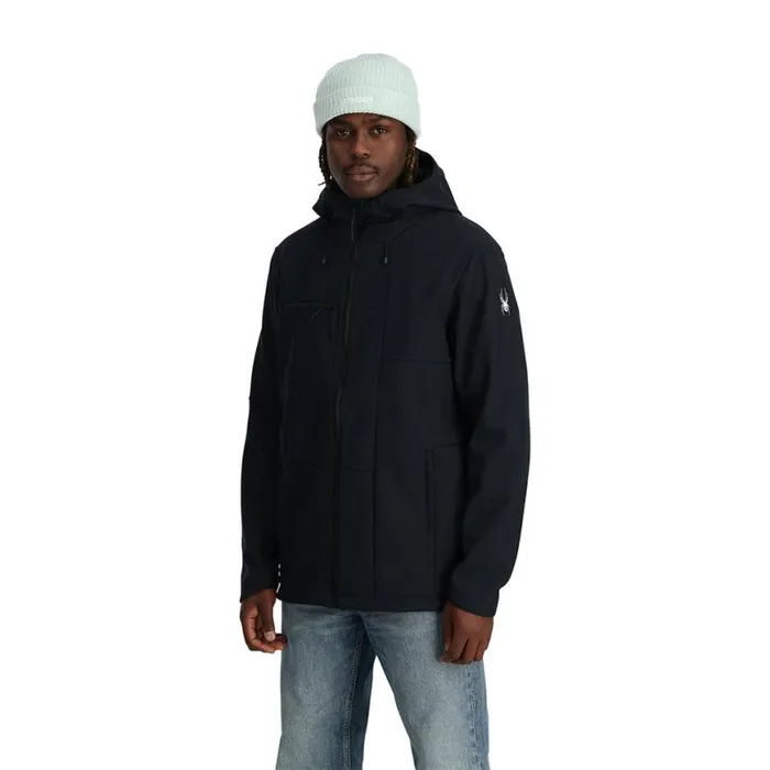Mens Nolan Black Spyder Shell