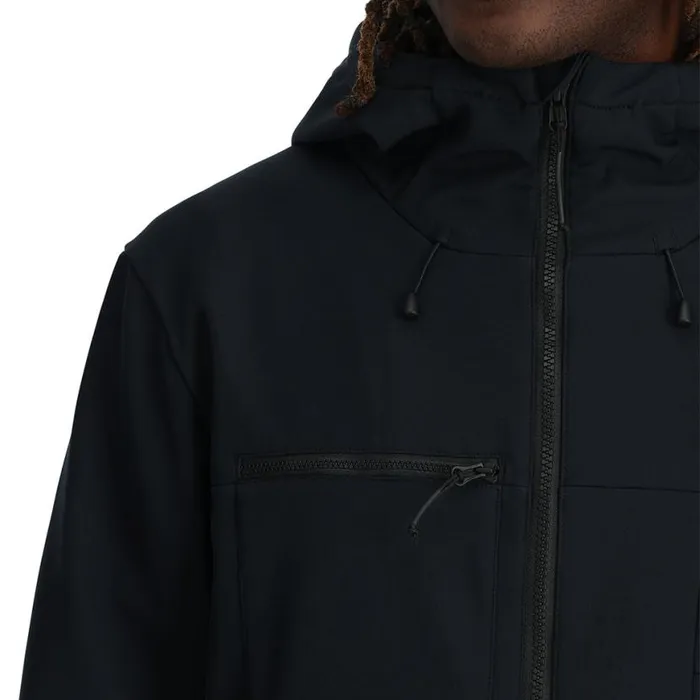 Mens Nolan Black Spyder Shell