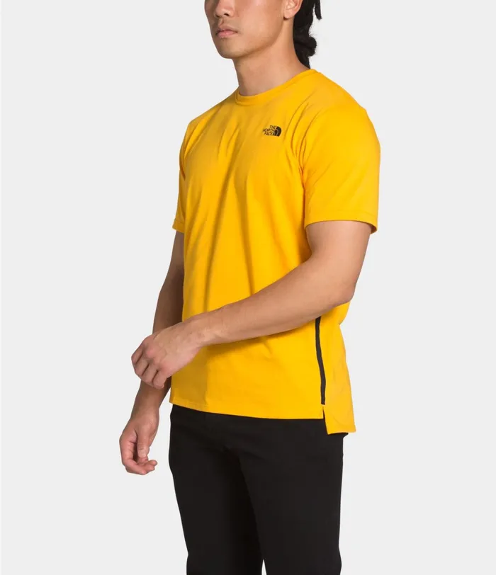 Mens North Dome Active Short Sleeve Summit Gold The North Face TShirts