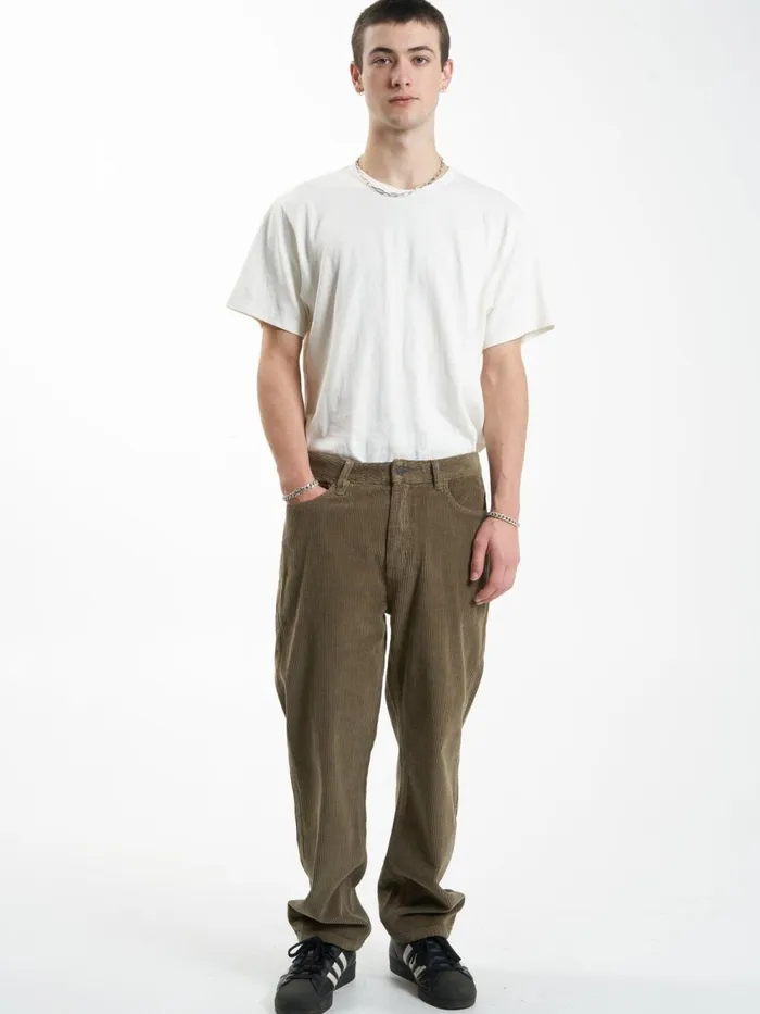 Mens Slacker Cord Jean Desert Thrills Denim