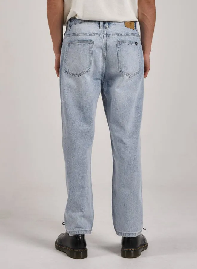 Mens Slacker Denim Jean Ash Blue Thrills Denim