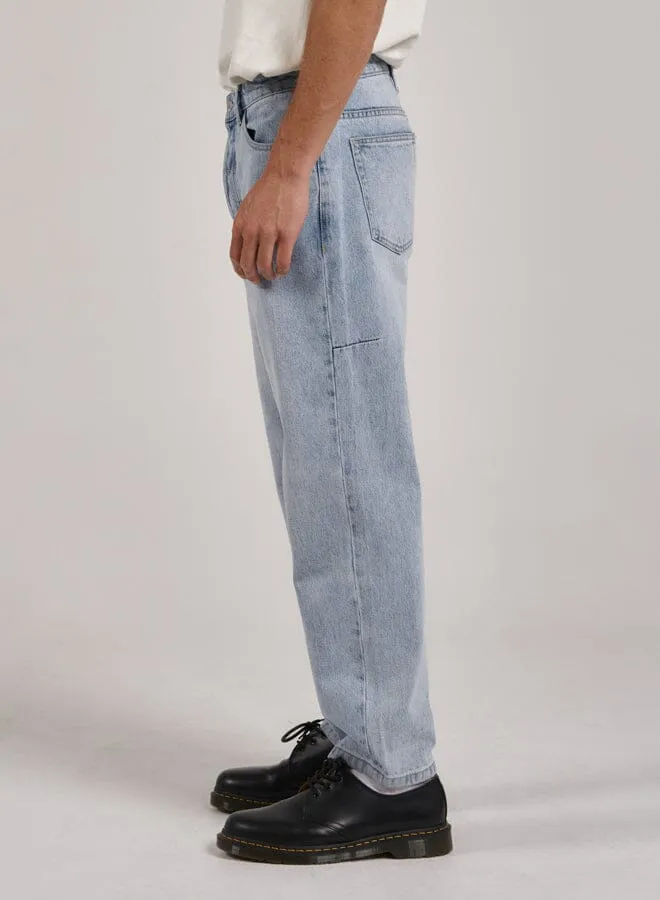 Mens Slacker Denim Jean Ash Blue Thrills Denim
