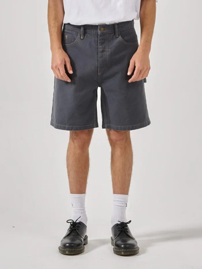 Mens Slacker Denim Short Dark Slate Thrills Denim Shorts