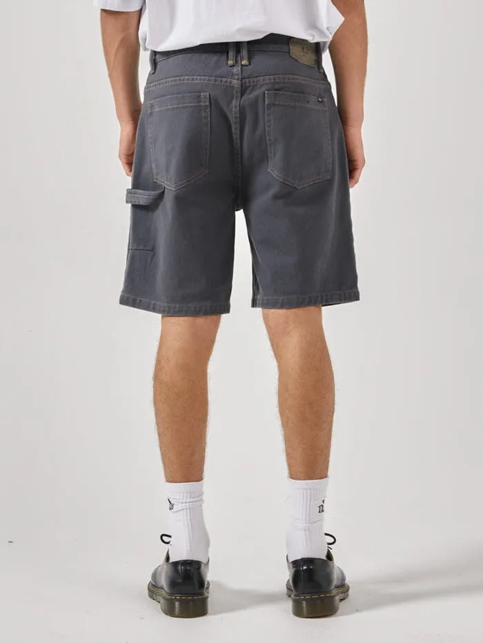 Mens Slacker Denim Short Dark Slate Thrills Denim Shorts