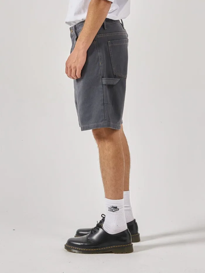 Mens Slacker Denim Short Dark Slate Thrills Denim Shorts