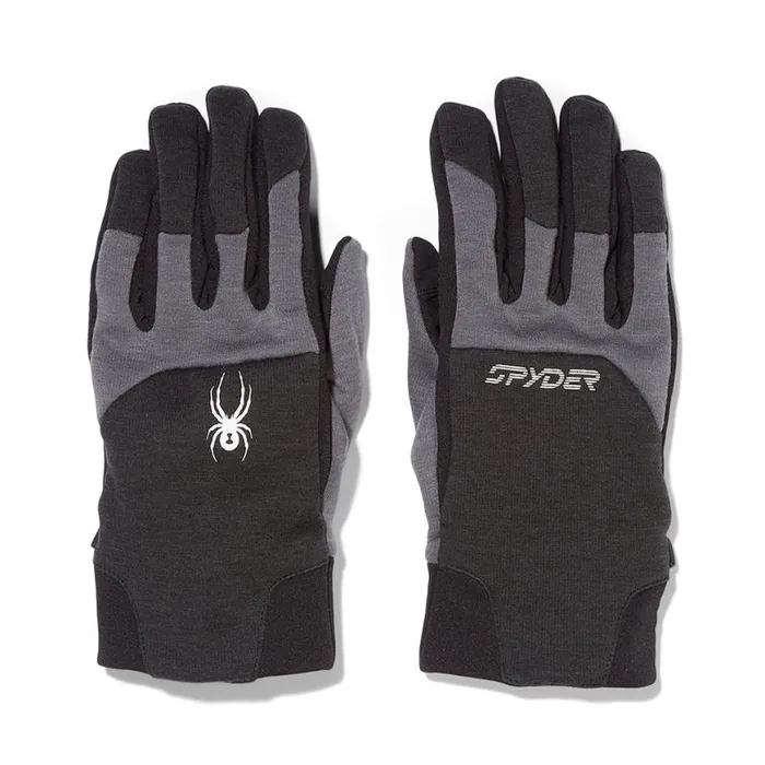 Mens Speed Fleece Black Spyder Gloves