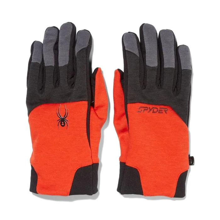 Mens Speed Fleece Volcano Spyder Gloves