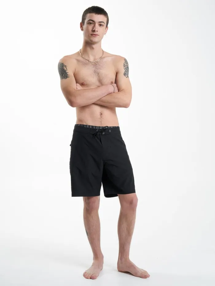 Mens Sub Rosa Boardshort Black Thrills Shorts