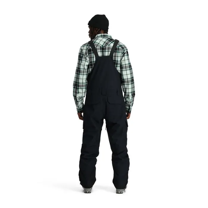 Mens Terrain Bib Black Spyder Insulated