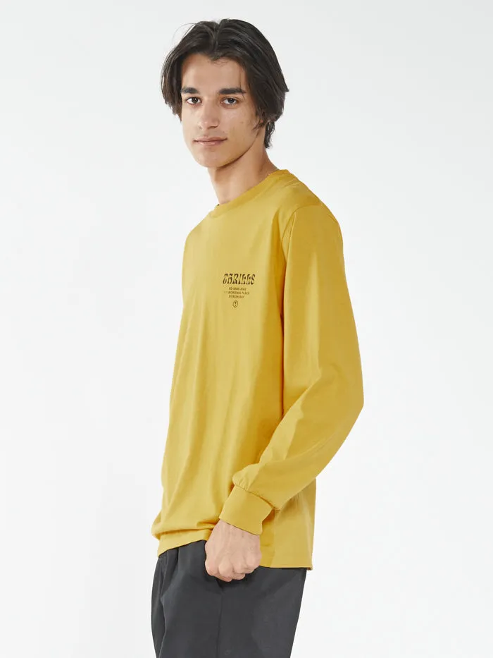 Mens Thief Of The Night Merch Fit Long Sleeve Tee Power Gold Thrills Tees and Tank Tops