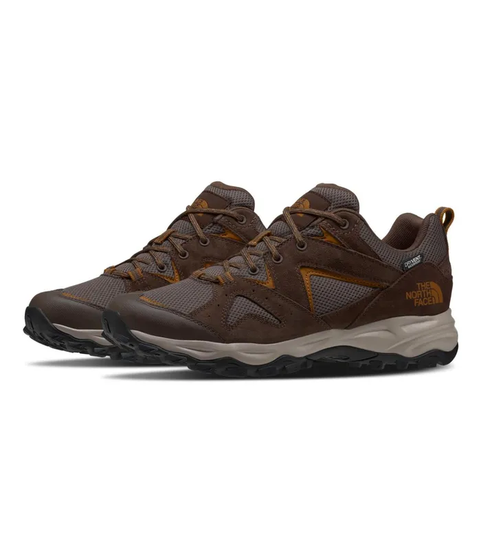 Mens Trail Edge WP Chocolate Brownmonks Robe Brown The North Face Sneakers