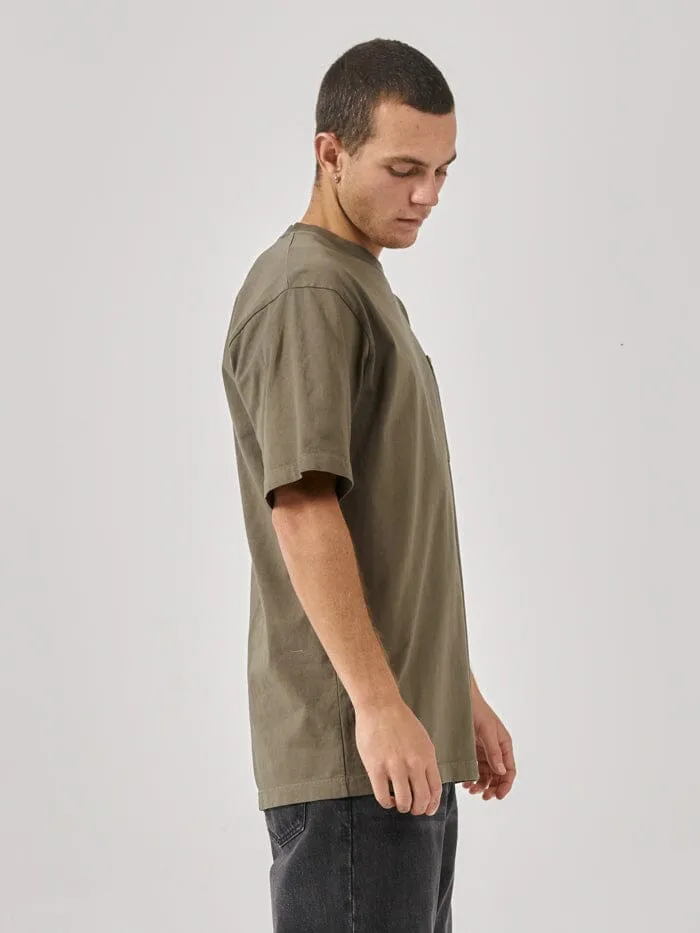 Mens Union Oversize Fit Pocket Tee Tarmac Thrills Tees and Tank Tops