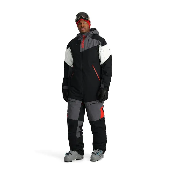 Mens Utility Snowsuit Black Spyder Snowsuits