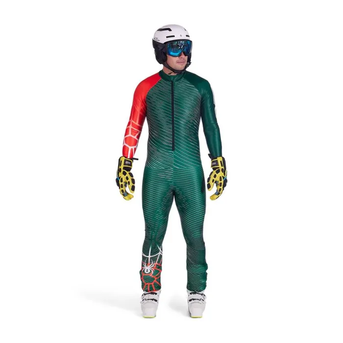 Mens World Cup Dh Cypress Green Spyder Racesuits