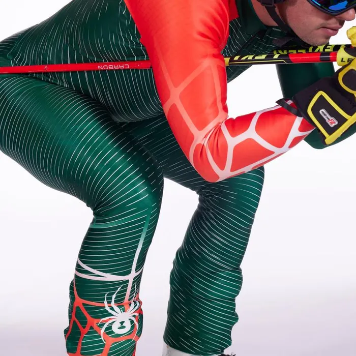 Mens World Cup Dh Cypress Green Spyder Racesuits