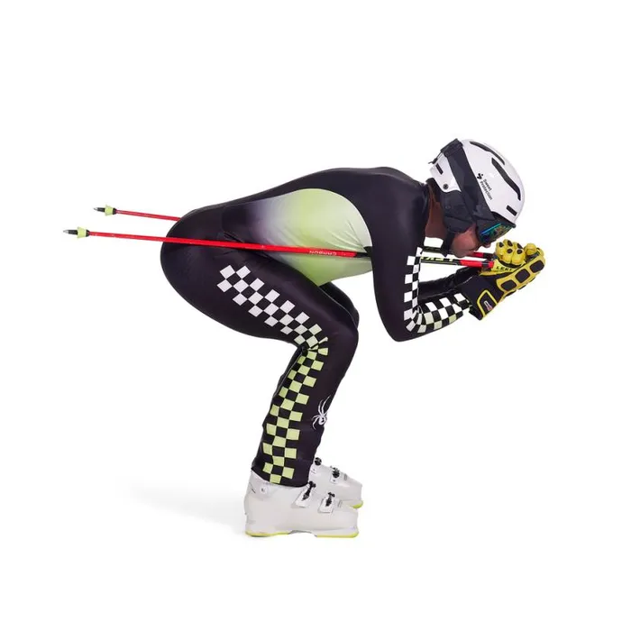 Mens World Cup Dh Lime Ice Spyder Racesuits