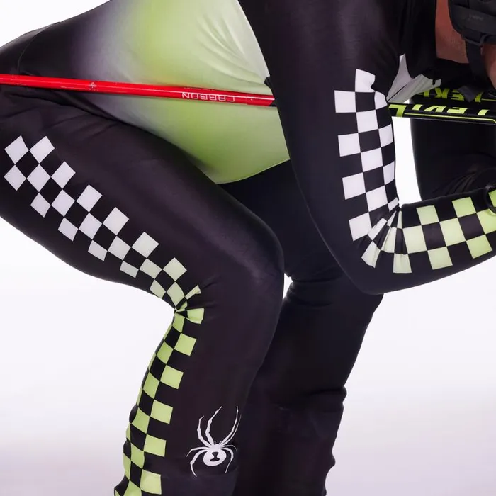 Mens World Cup Dh Lime Ice Spyder Racesuits