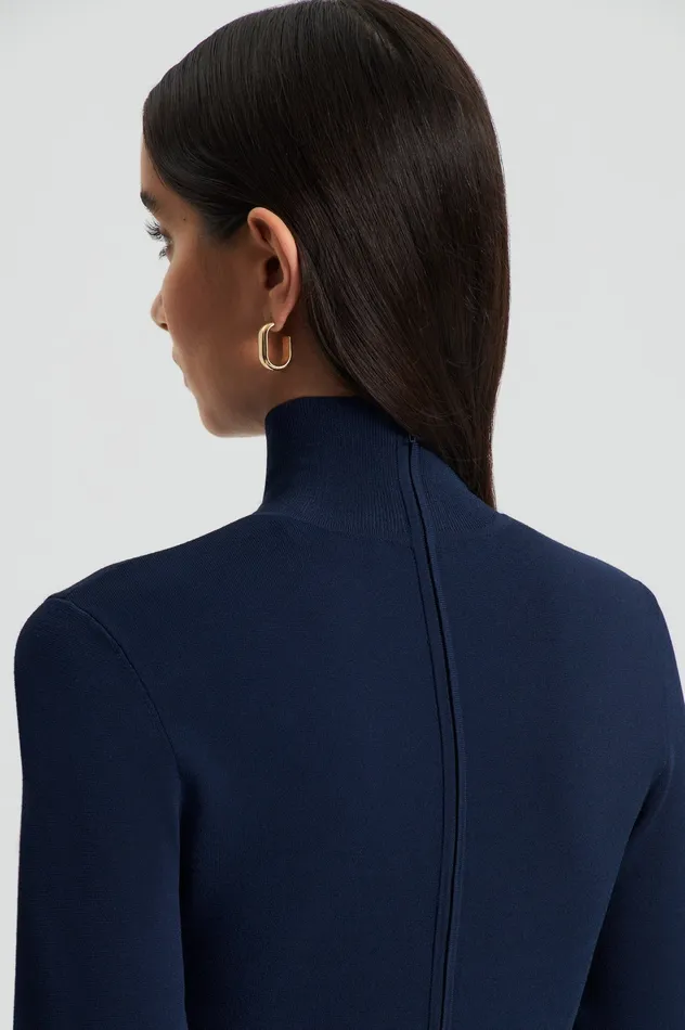MICRO CREPE JUMPSUIT NAVY Women Knitwear Scanlan Theodore MICRO CREPE JUMPSUIT NAVY Women Knitwear Scanlan Theodore