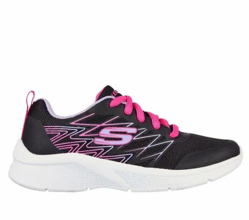 Microspec 8211 Bright Runner Black Kids SKECHERS Big Kids UK Sizes 36