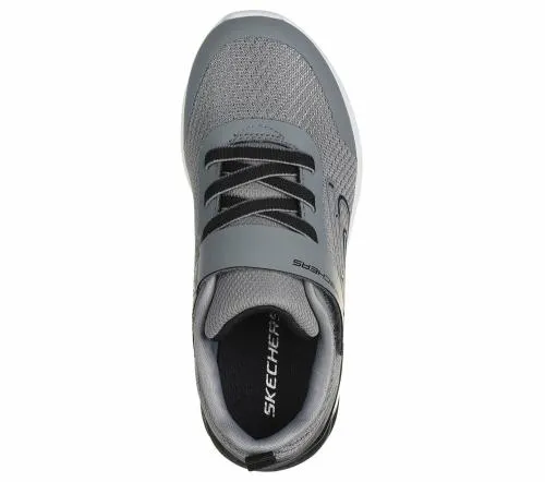 Microspec Max II 8211 Vodrox Gray Black Kids SKECHERS Big Kids UK Sizes 36