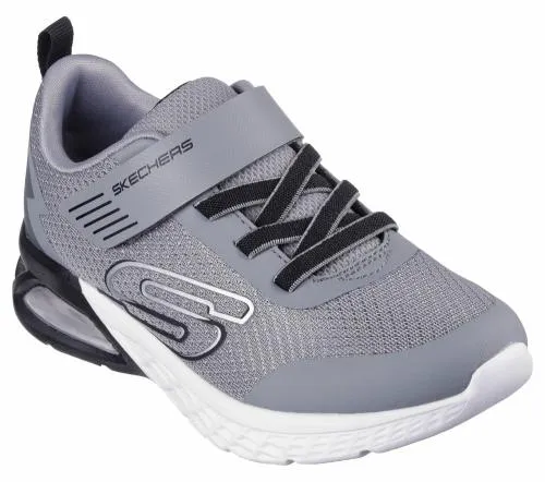 Microspec Max II 8211 Vodrox Gray Black Kids SKECHERS Big Kids UK Sizes 36