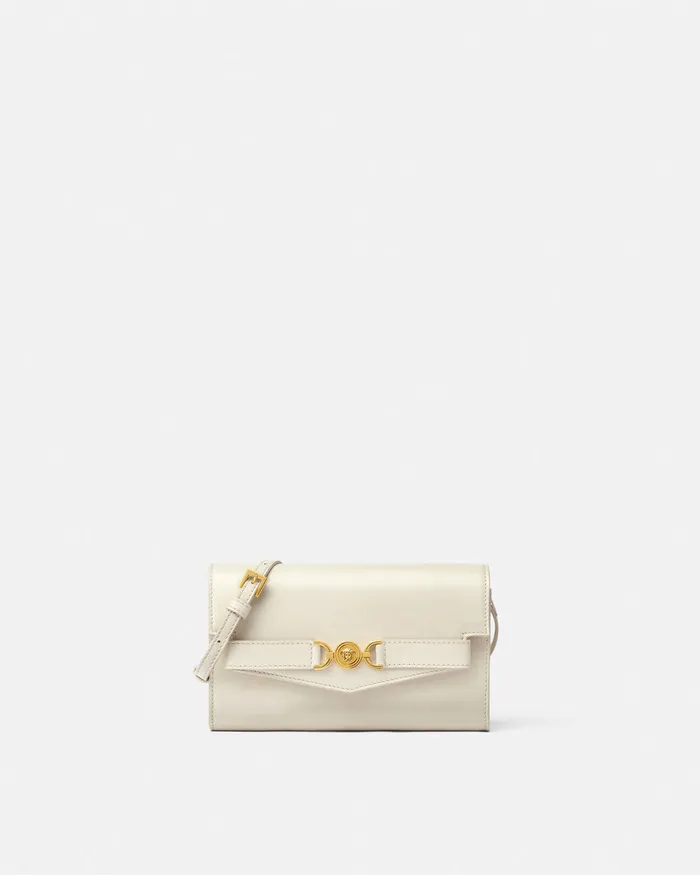 Mini Bags and Clutches Women Versace Medusa 03995 Crossbody Bag Beige