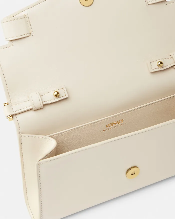 Mini Bags and Clutches Women Versace Medusa 03995 Crossbody Bag Beige
