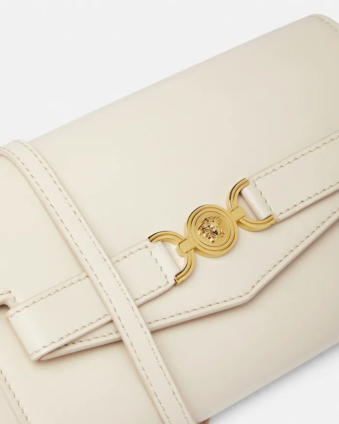 Mini Bags and Clutches Women Versace Medusa 03995 Crossbody Bag Beige