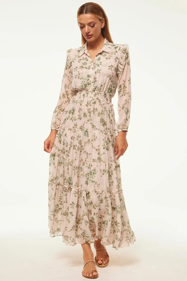 MISA Los Angeles AHREANA DRESS White Sage Botanica Women Dresses