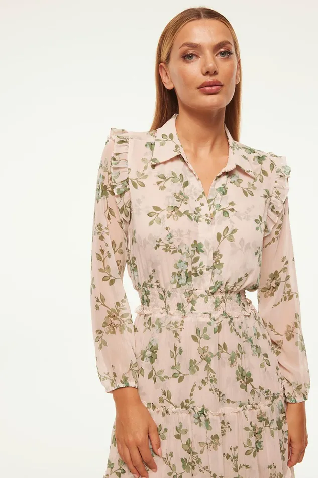 MISA Los Angeles AHREANA DRESS White Sage Botanica Women Dresses