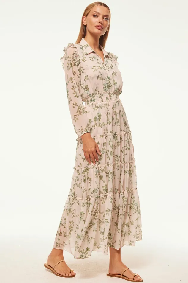 MISA Los Angeles AHREANA DRESS White Sage Botanica Women Dresses