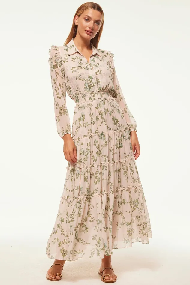 MISA Los Angeles AHREANA DRESS White Sage Botanica Women Dresses
