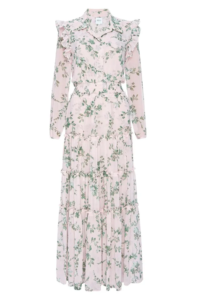 MISA Los Angeles AHREANA DRESS White Sage Botanica Women Dresses