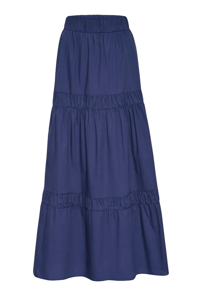MISA Los Angeles CAMPOS SKIRT Indigo Blue Women Skirts and Shorts