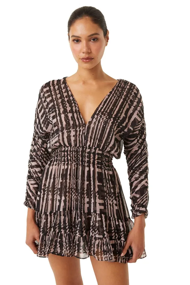 MISA Los Angeles CHIARA DRESS Holiday Abstraction Women Dresses