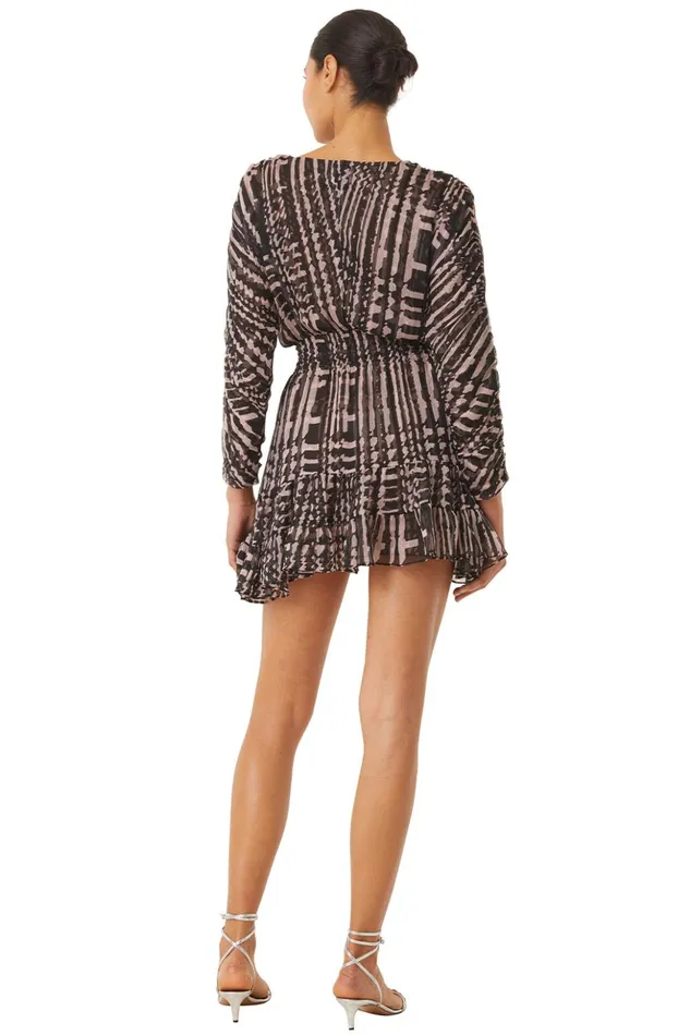 MISA Los Angeles CHIARA DRESS Holiday Abstraction Women Dresses