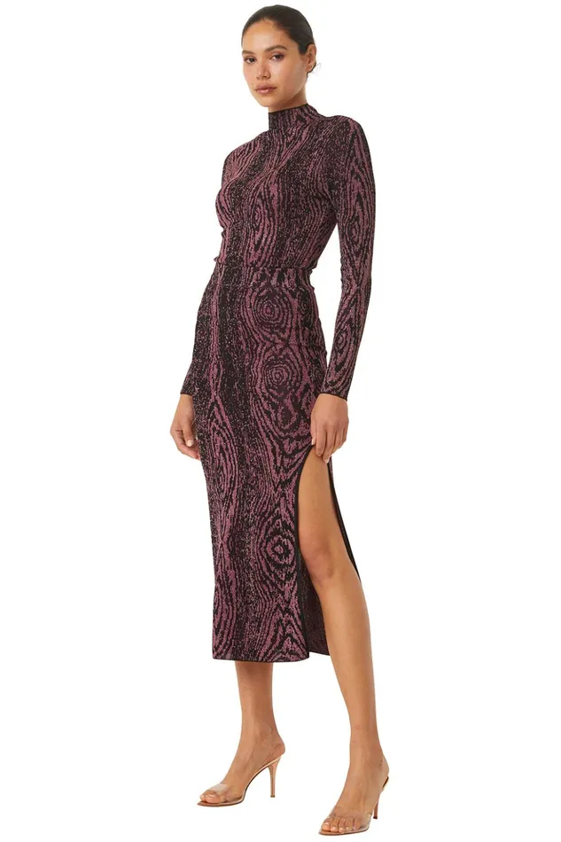 MISA Los Angeles CLARA TOP Plum Women Tops