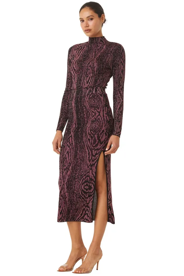 MISA Los Angeles CLARA TOP Plum Women Tops