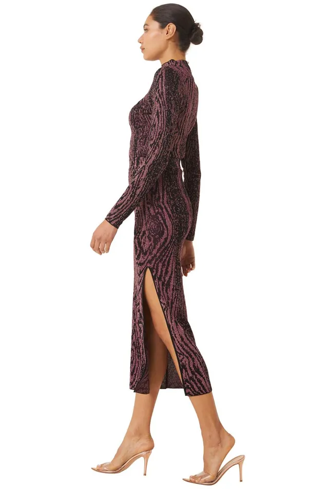 MISA Los Angeles CLARA TOP Plum Women Tops