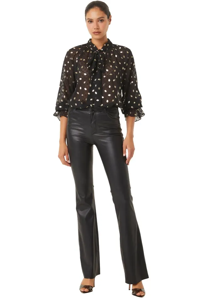 MISA Los Angeles GRACIE TOP Diamond Clip Dot Women Tops