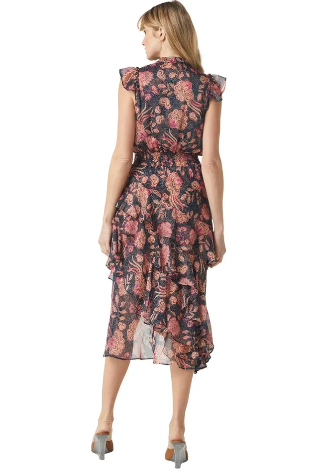MISA Los Angeles ILYSA DRESS Flora Dot Women Dresses
