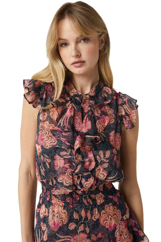 MISA Los Angeles ILYSA DRESS Flora Dot Women Dresses