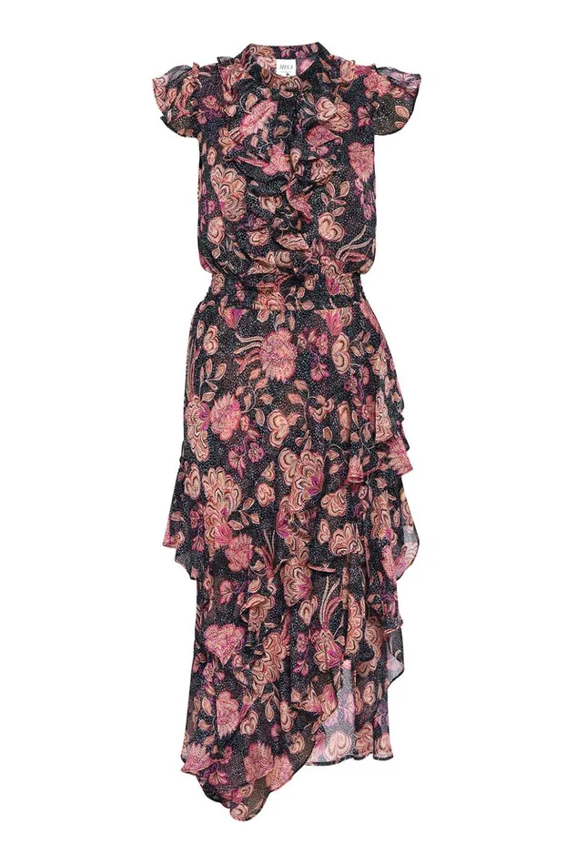 MISA Los Angeles ILYSA DRESS Flora Dot Women Dresses