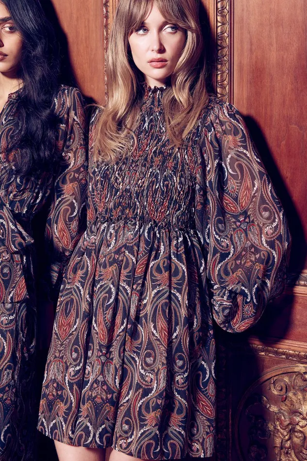MISA Los Angeles JESSA DRESS Spartina Paisley Women Dresses