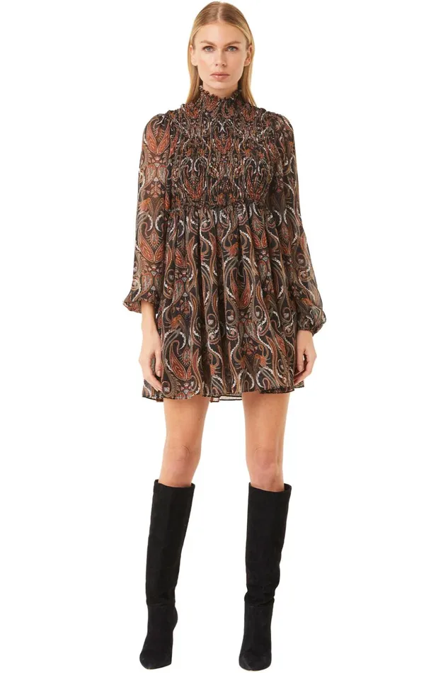 MISA Los Angeles JESSA DRESS Spartina Paisley Women Dresses