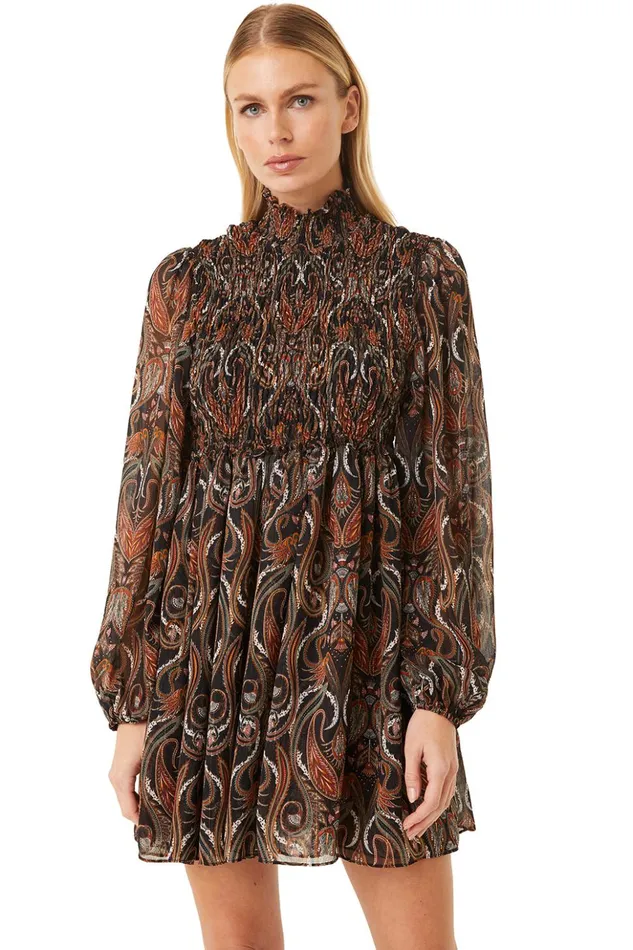 MISA Los Angeles JESSA DRESS Spartina Paisley Women Dresses