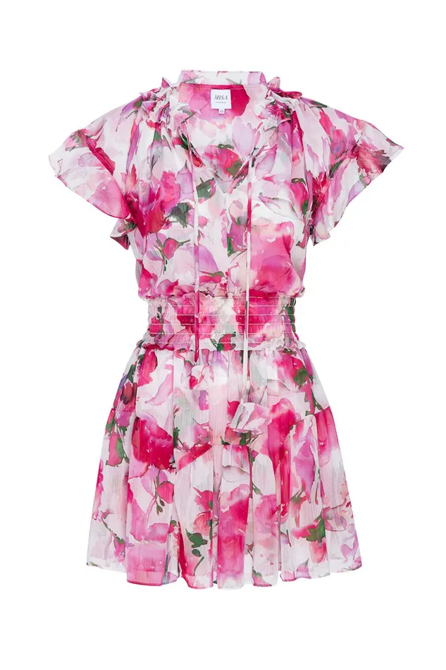 MISA Los Angeles NATALIA DRESS Garden Fuchsia Women Dresses
