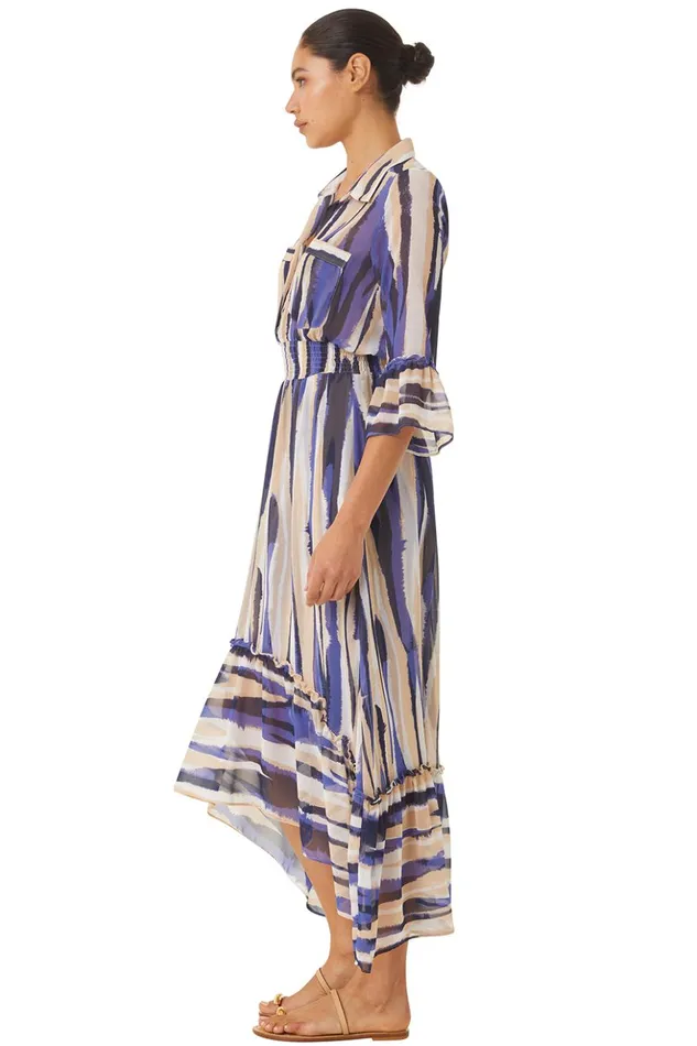 MISA Los Angeles OFELIA DRESS Striped Instinct Women Dresses