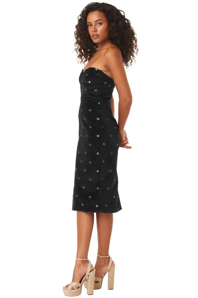 MISA Los Angeles PERRIN DRESS Black Women Dresses