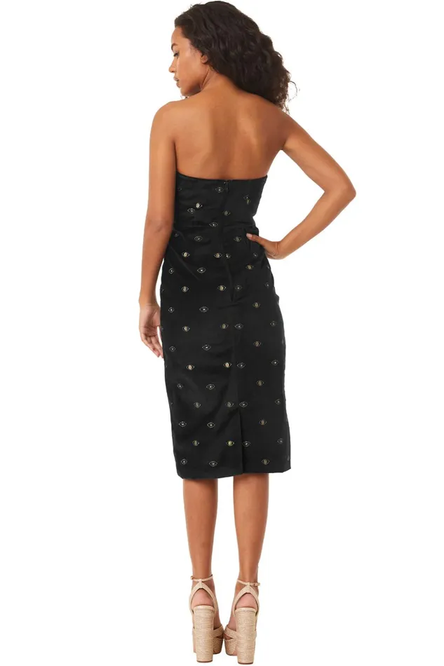 MISA Los Angeles PERRIN DRESS Black Women Dresses